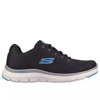 Мужские кроссовки Skechers для ходьбы 232231_BKBL Черный со шнурками