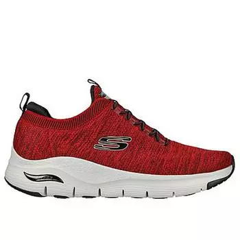 Мужские кроссовки Skechers для ходьбы 232301_RDBK Красный с резинкой