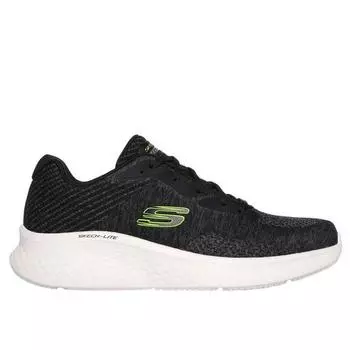 Мужские кроссовки Skechers для ходьбы 232627_BKLM Черный со шнурками