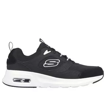 Мужские кроссовки Skechers для ходьбы 232646_BKW Черный со шнурками, цвет negro