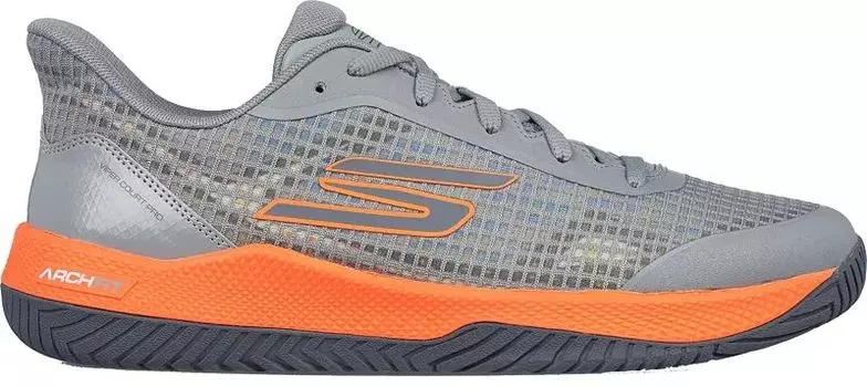 Мужские кроссовки Skechers Viper Court Pro Pickleball, серый/оранжевый