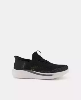 Мужские кроссовки Slade без шнуровки Skechers, черный