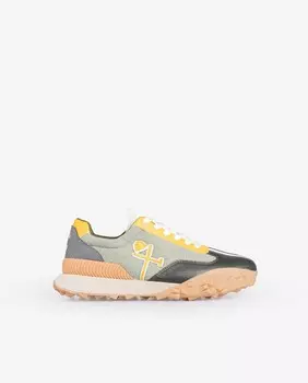 Мужские кроссовки со шнурками и логотипом Harper & Neyer, желтый