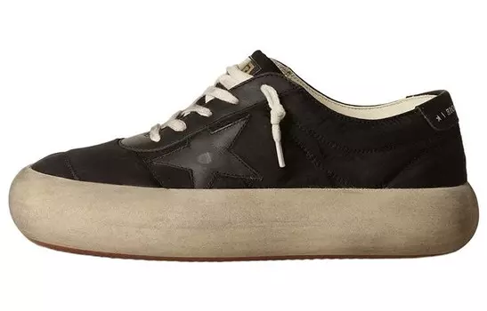 Мужские кроссовки Space-Star Lifestyle с низким верхом, черные Golden Goose