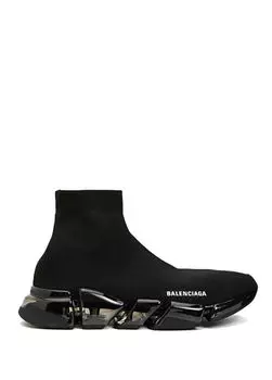 Мужские кроссовки Speed в форме носка Balenciaga, черный