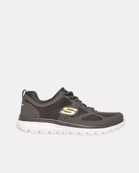 Мужские кроссовки Sport Burns с низким верхом и эластичной застежкой Skechers, серый