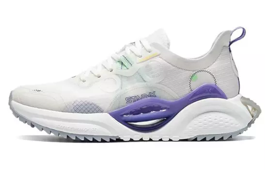 Мужские кроссовки Star-X Lifestyle с низким верхом, белые/ультрафиолетовые Xtep