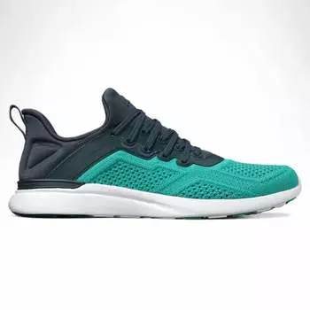 Мужские кроссовки Techloom Tracer в цвете Midnight Jungle / Tropical Green / White APL