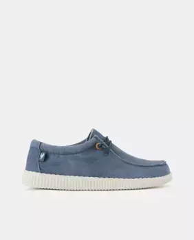 Мужские кроссовки типа Wallabi на эластичных шнурках Walk In Pitas, синий