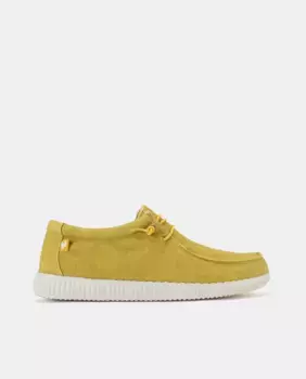 Мужские кроссовки типа Wallabi на эластичных шнурках Walk In Pitas, желтый