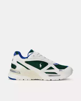 Мужские кроссовки TRACKSTER 275 с низким верхом из кожи Polo Ralph Lauren, белый
