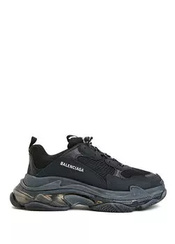 Мужские кроссовки Triple s Balenciaga, черный