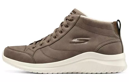 Мужские кроссовки Ultra Flex 2.0 Lifestyle, средний верх, темно-коричневый/белый Skechers