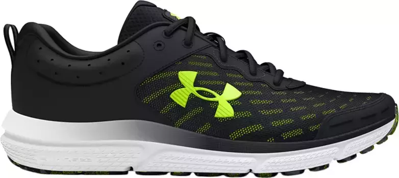 Мужские кроссовки Under Armour Charged Assert 10, цвет Black/High Vis