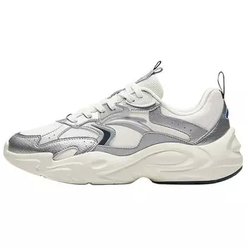 Мужские кроссовки Walker Lifestyle С низким берцем цвета Слоновой кости, белый /серебряный/Мужская серый Anta