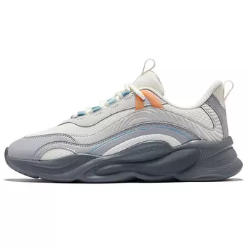 Мужские кроссовки Wei Yang Lifestyle с низким верхом из микрокристаллического белого щебня Erke, цвет Microcrystalline white rubble ash