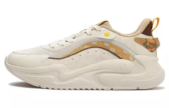 Мужские кроссовки Yunshu Lifestyle С Низким Верхом Белого цвета 361°, кремовый