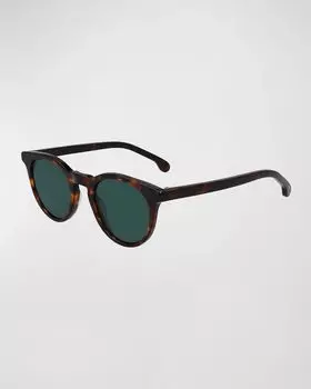 Мужские круглые солнцезащитные очки Archer Paul Smith, цвет Tortoise