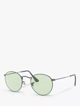 Мужские круглые солнцезащитные очки Ray-Ban RB3447, бронзовый/светло-зеленый