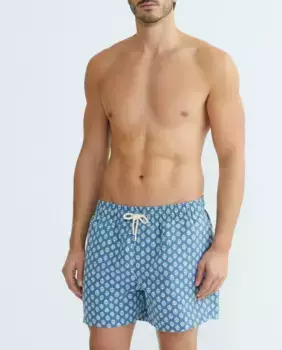 Мужские купальники с эластичным поясом, фантазия Emidio Tucci, синий