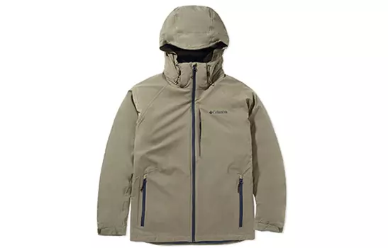 Мужские куртки Columbia Hard Shell, коричнево-зеленый