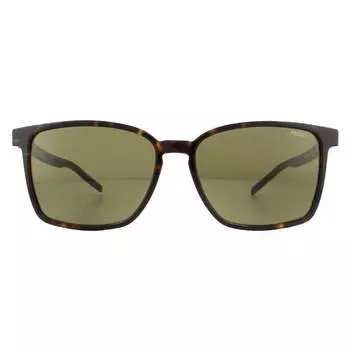 Мужские квадратные солнцезащитные очки Hugo by Hugo Boss цвета гаваны Hugo Boss, коричневый