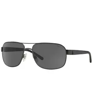 Мужские квадратные солнцезащитные очки Polo Ralph Lauren 0ph3093 59 мм, серый