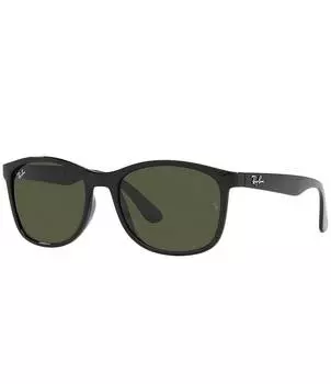Мужские квадратные солнцезащитные очки Ray-Ban Rb4374 56 мм, черный