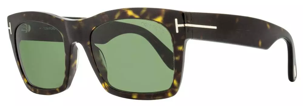 Мужские квадратные солнцезащитные очки Tom Ford Nico-02 TF1062 52N Гавана 56 мм