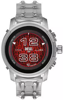 Мужские кварцевые часы Diesel Griffed 45,5 мм, серебряный
