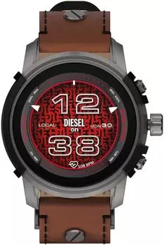 Мужские кварцевые часы Diesel Griffed 45,5 мм, коричневый