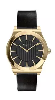 Мужские кварцевые часы Ferragamo 1898 Slim 41 мм Salvatore Ferragamo, черный