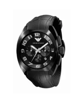 Мужские кварцевые часы из нержавеющей стали. Emporio Armani, черный