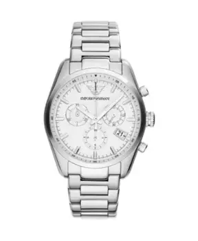 Мужские кварцевые часы из нержавеющей стали. Emporio Armani, серый