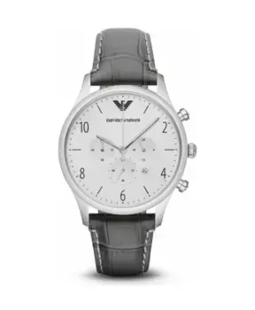 Мужские кварцевые часы из нержавеющей стали. Emporio Armani, серый