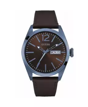 Мужские кварцевые часы из нержавеющей стали Guess, серый