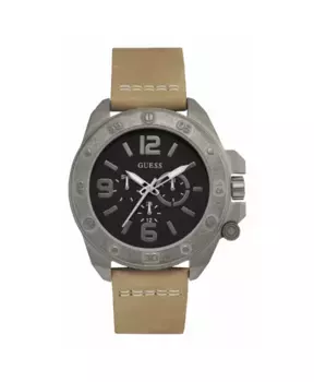 Мужские кварцевые часы из нержавеющей стали. Guess, серый