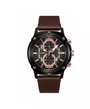 Мужские кварцевые часы из нержавеющей стали Police, черный