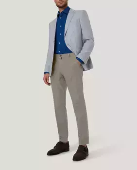 Мужские льняные брюки-чинос Pierre Cardin, цвет Piedra