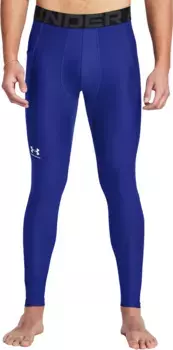 Мужские леггинсы Under Armour HeatGear Armor, цвет Royal/White