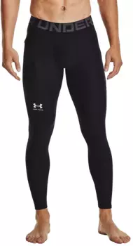 Мужские леггинсы Under Armour HeatGear Armor, цвет Black/Pitch Gray