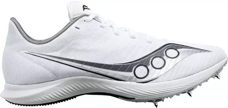 Мужские легкоатлетические кроссовки Saucony Velocity MP, белый/серебристый