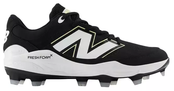 Мужские литые бейсбольные бутсы New Balance Fresh Foam X 3000 V7, черный/белый