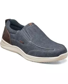 Мужские лоферы без шнуровки conway canvas moc toe без шнуровки Nunn Bush, мульти