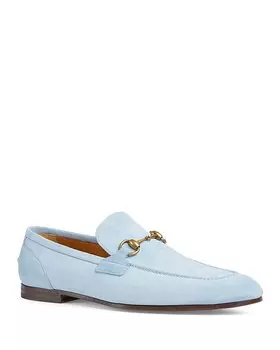 Мужские лоферы Gucci Jordaan с передником и носком, синий