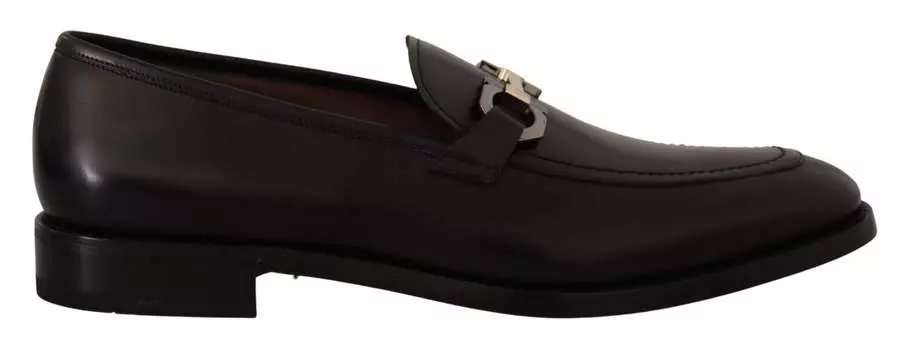 Мужские лоферы из мягкой кожи Salvatore Ferragamo Gancio Bit, черный