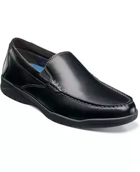 Мужские лоферы sumter moc toe venetian slip-on Nunn Bush, черный