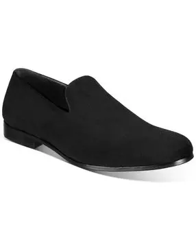 Мужские лоферы zion smoking slipper, созданные для macy's Alfani, черный