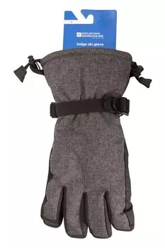 Мужские лыжные перчатки Lodge Mountain Warehouse, черный