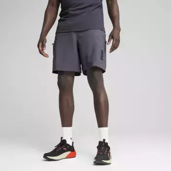 Мужские M SEASONS 7" TRAIL SHORT Шорты Puma, чёрный